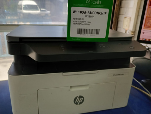 Impresora Multifunción Mono Hp Laser Mfp 135a Toner Nuevo Blanco (Usado)