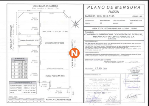 Imagen 3 de 8 de Impresionante Terreno De 4857m2 Para La Venta - Punta Del Este Brava