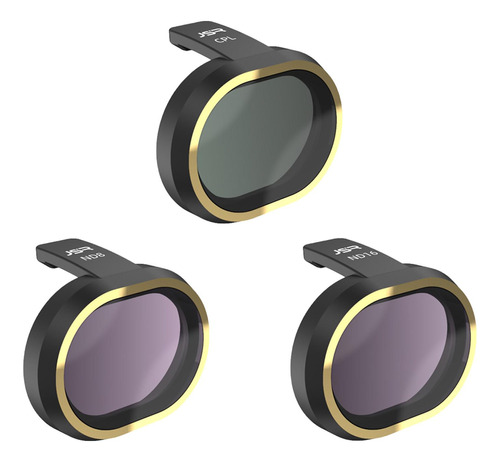 3pcs Multi-layer Coating Lens Filters Cpl + Nd8 + Nd16