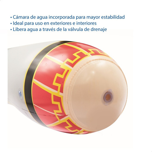 Imagen 4 de 8 de Involcable Punching Inflables Infantil Didáctico Gladiador
