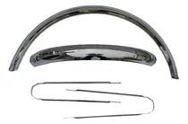 Comprar Guardabarros Bicicleta Rodado 26 Chapa Cromados Largos+acc. Color Cromado