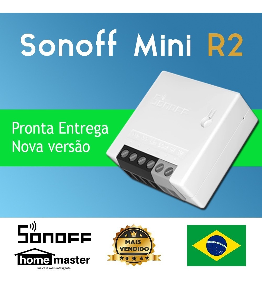Sonoff Mini R2 Interruptor Wi-fi Automação Residencial | Mercado Livre