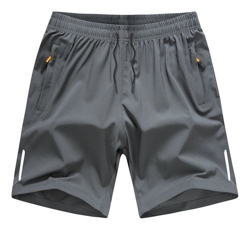 Bermudas Elástico Bolsas Con Cierre Short Deportivo Casual