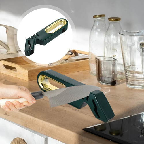 Afilador De Cuchillos Cocina, Afilador De Cuchillos 3 En 1