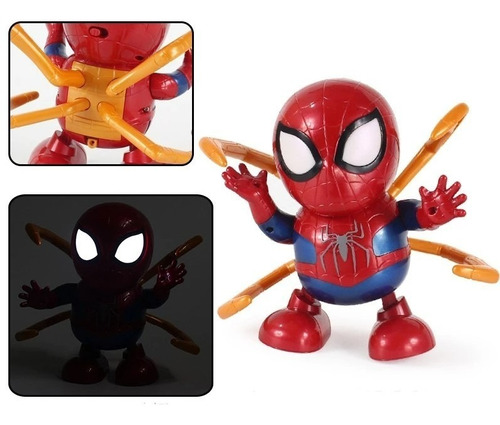 Dance Hero Iron Spider Robot Bailarin Con Luz Y Sonido