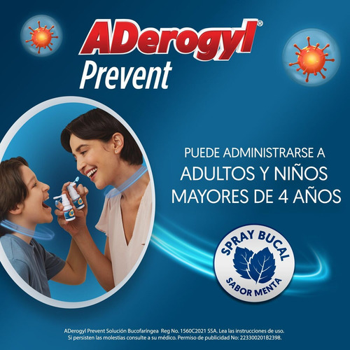 Aderogyl Prevent Enfermedades Respiratorias Solución De 20ml