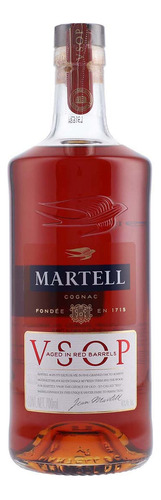 Cogñac Martell Vsop Añejado En Barril Rojo Botella De 700 Ml