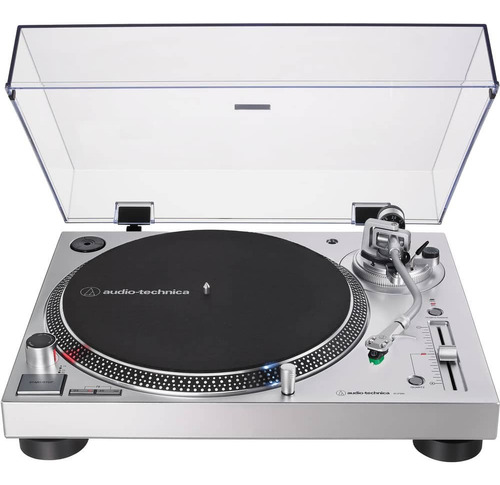 Tornamesa Estéreo Audio-technica At-lp120xusb-bk Color Plateado 110V/220V