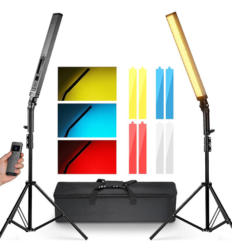 Neewer Barra De Luz Video Led Mejorada Y Kit De Control Remo