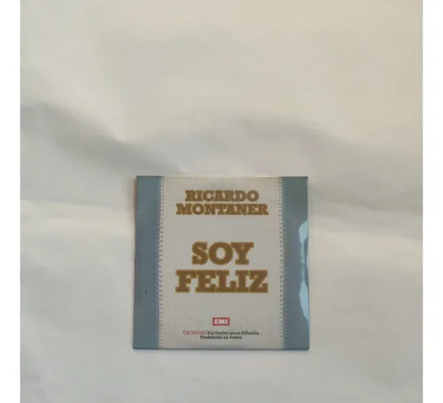 Cd Single Ricardo Montaner Soy Feliz Promo Difu