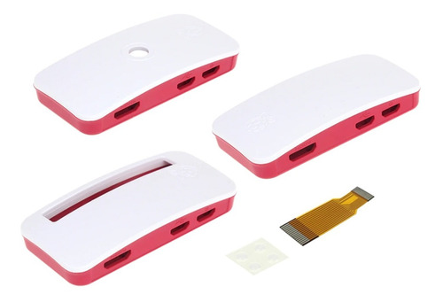 2x Case Para Raspberry Pi Zero / Zero W Oficial + Cabo Flat