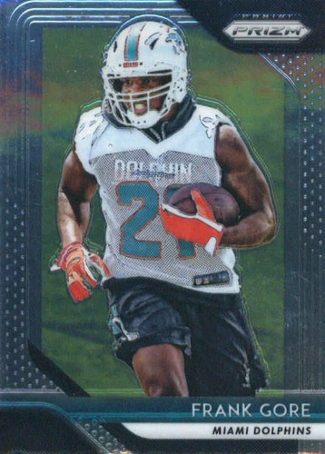 Tarjeta De Fútbol Panini Prizm 86 Frank Gore Miami Dolphins 