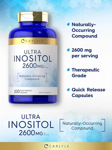 Ultra Inositol Myo-inositol 2600 Mg Formula Premium 200 Cap