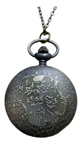 Reloj De Bolsillo Collar Harry Potter Negro Mod. 2