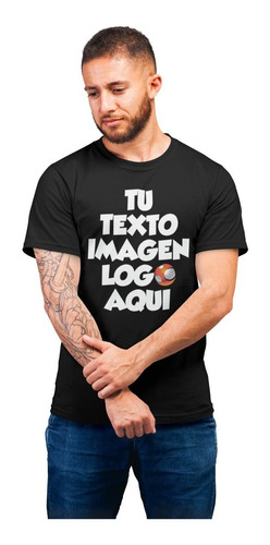 Oferta De Playera Personalizada Con Tu Logo Imagen O Texto