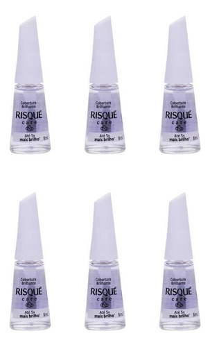 Esmalte Risque Cobertura Brilhante 8ml - Kit Com 6un