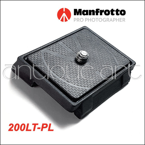  A64 Quick Release 200lt-pl Plate Manfrotto 1/4 Fibra Carbon