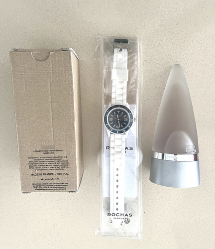 Rochas Man Eau De Toilette 100ml + Reloj Rochas Original