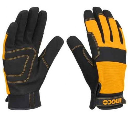 Guantes Mecánico De Trabajo Microfibra Ingco Hgmg01-xl - Tyt