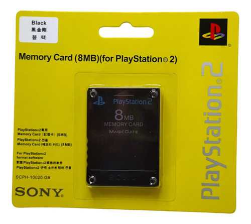 Tarjeta Memoria 8gb Ps2 Memory Card 100% Compatible