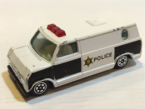 Carro Coleccion Van Ford De Policia Yatming (Usado)