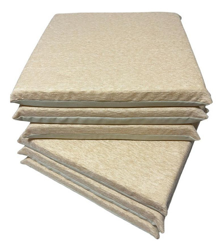 Pack X6 Almohadones Chenille Para Silla 40x40 Cubre Silla 