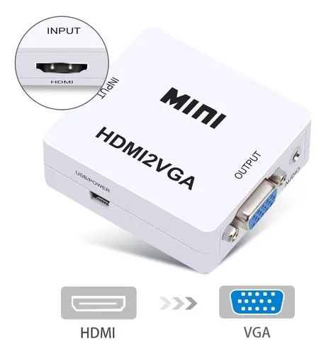 Entrada hdmi online salida vga