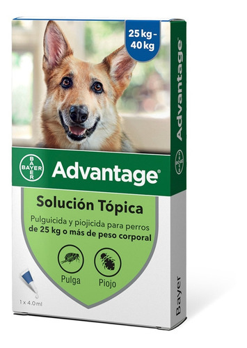 Advantage® Perros, Pipetas Antipulgas. Peso De Más De 25 Kg