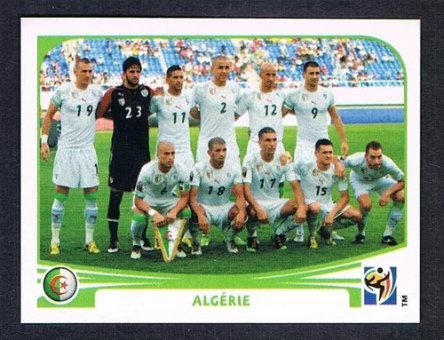 Lámina Album Mundial Sudafrica 2010 / Team Argelia