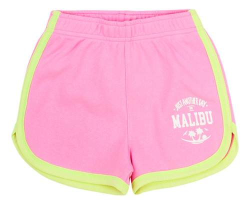 Short Malibu Rosado Intenso Kids Niña