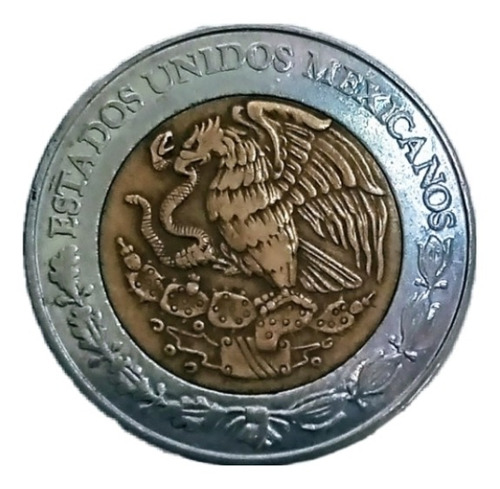 Moneda De Bicentenario 5 Pesos Carlos María De Bustamante (Usado)