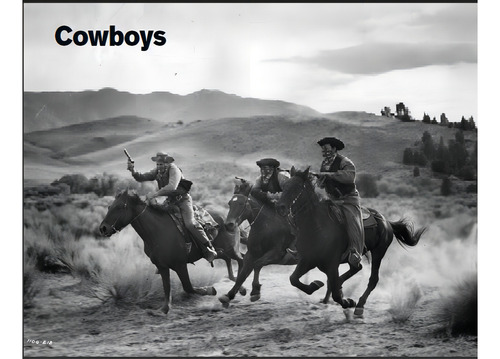 Cowboys, de Scala. Editorial Paisagem Distribuidora de Livros Ltda., capa mole em inglês, 2012