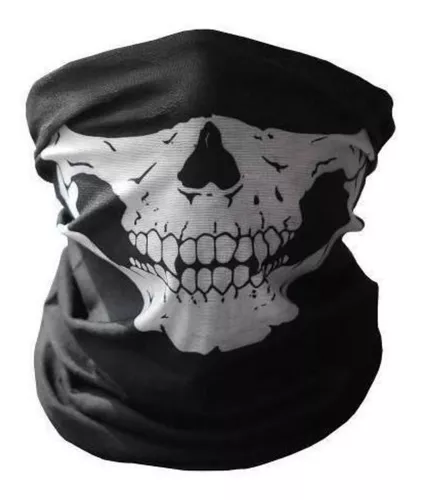 Pack De 2 Máscaras Faciales De Calavera Pasamontañas Color Negro Talla  Unitalla