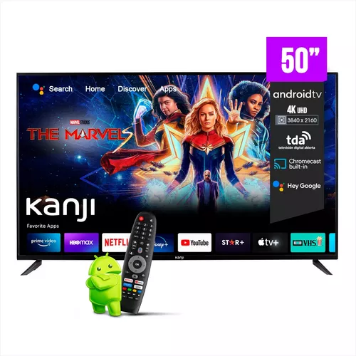 Televisor Indurama LED 50″ Pulgadas Android UHD 4K Control de Voz