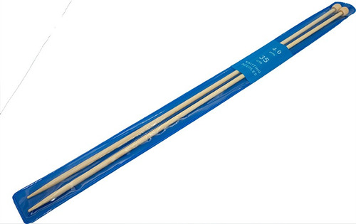 Palillos De Bambú 4.0mm Para Tejer De 35cm Knitting Needles