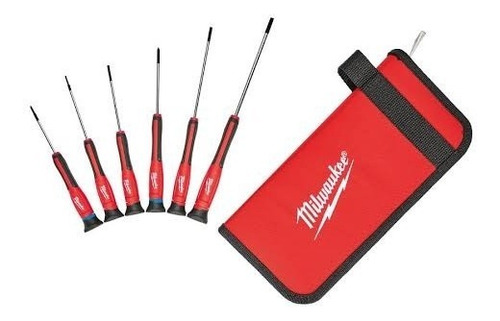 Juego De 6 Destornilladores De Precision Milwaukee