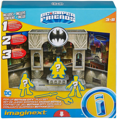 Imaginext Dc Super Friends Caja Sorpresa Ciudad Gotica