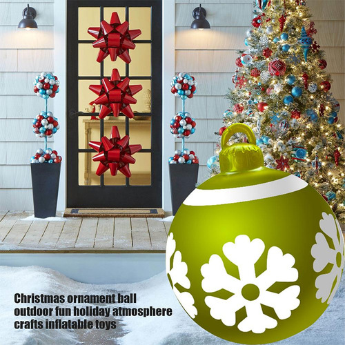 Bola Inflable De Navidad Hecha De Pvc
