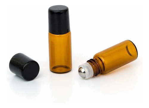 Ci 24 Piezas 3ml Botellas De Rodillo Ámbar Para Aceite