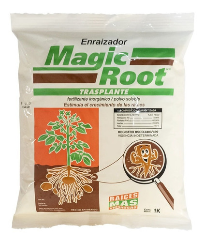 Magic Root Fertilizante Enraizador Arrancador Semillas 1 Kg