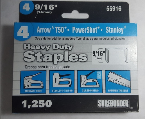 Imagen 6 de 6 de Grapas Para Engrapadoras De Tapiceria 10mm