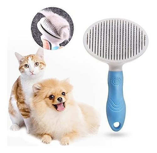 Wantka Dog Brush Cat Brush Self Cleaning Pet Slicker Brushes