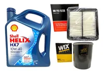 Comprar Kit Aceite Shell  Helix Hx7 Y Filtros Honda Fit City 1.5 1.4