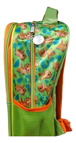 Mochila Escolar Kinder Ruz Jurassic Park Color Verde