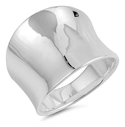 Anillo De Moda Para Mujer En Plata De Ley 925 Con Diseño Cón