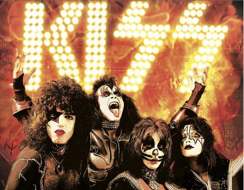 Anuncio Poster Lamina Cartel Rock Kiss