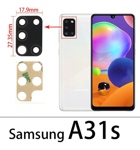 Imagen 6 de 6 de Lente Cristal Vidrio Cámara Xiaomi Mi Redmi Samsung Huawei