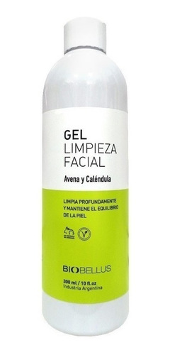 Gel Limpieza Facial Avena Calendula Vegan 300ml Biobellus