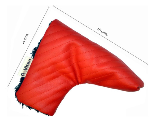 Imagen 3 de 3 de Funda Para Putter Modelo Blade - Match Roja