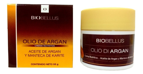 Crema Nutritiva Con Aceite De Argan X 55 Gr - Biobellus